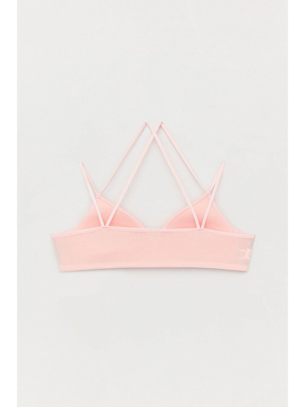 Pembe Basic İp Askılı Genç Kız Alıştırma Sütyeni-1