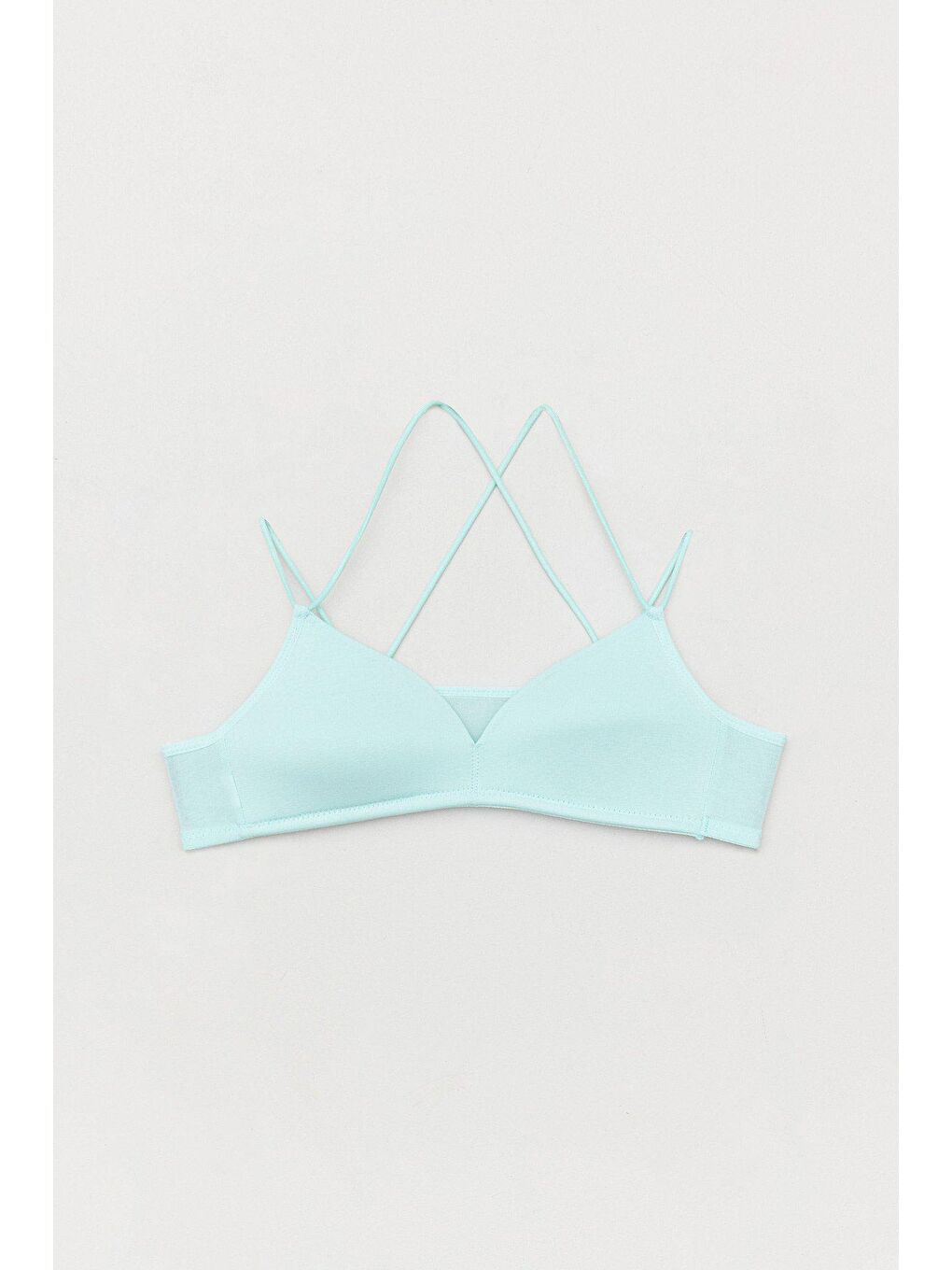 Turkuaz Basic İp Askılı Genç Kız Alıştırma Sütyeni