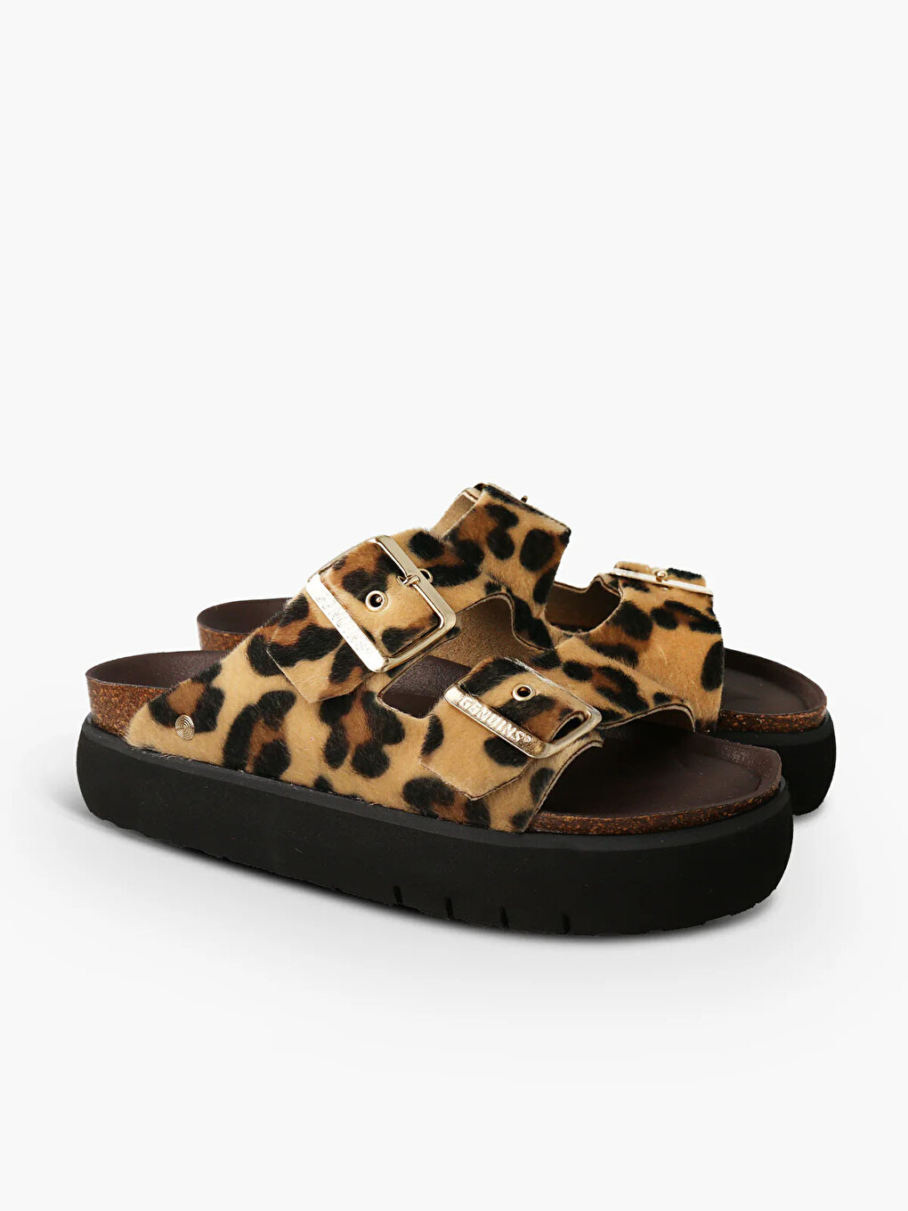 Karışık Kadın Terlik HONOLULU G106336 Vegan Leopard-1