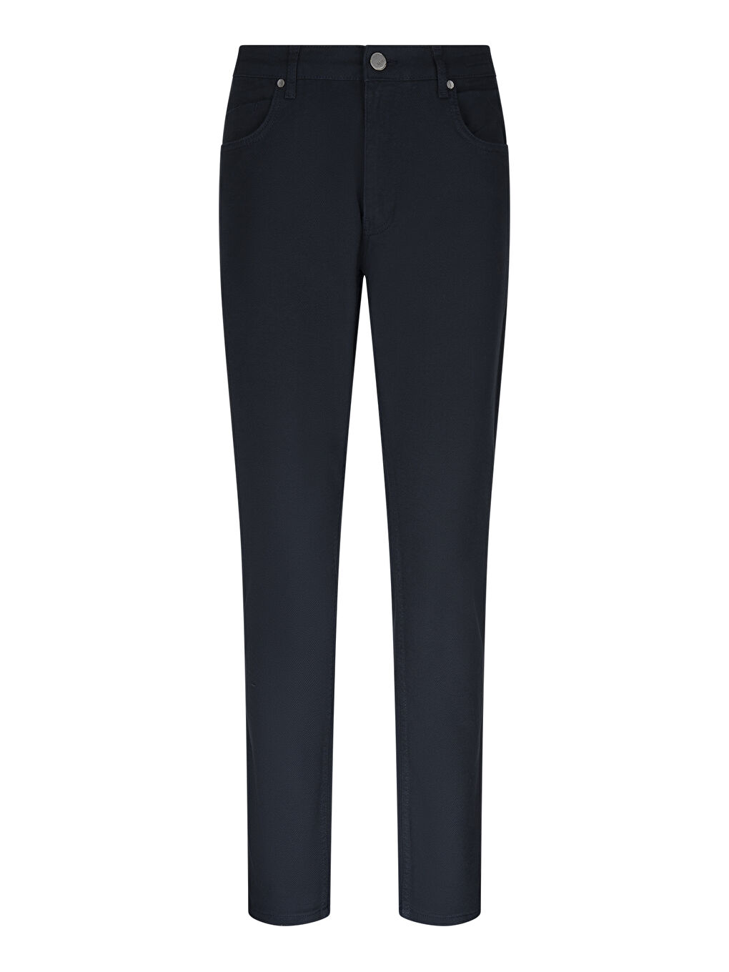 Lacivert Regular Fit 5 Cep Pamuklu Kanvas Pantolon
