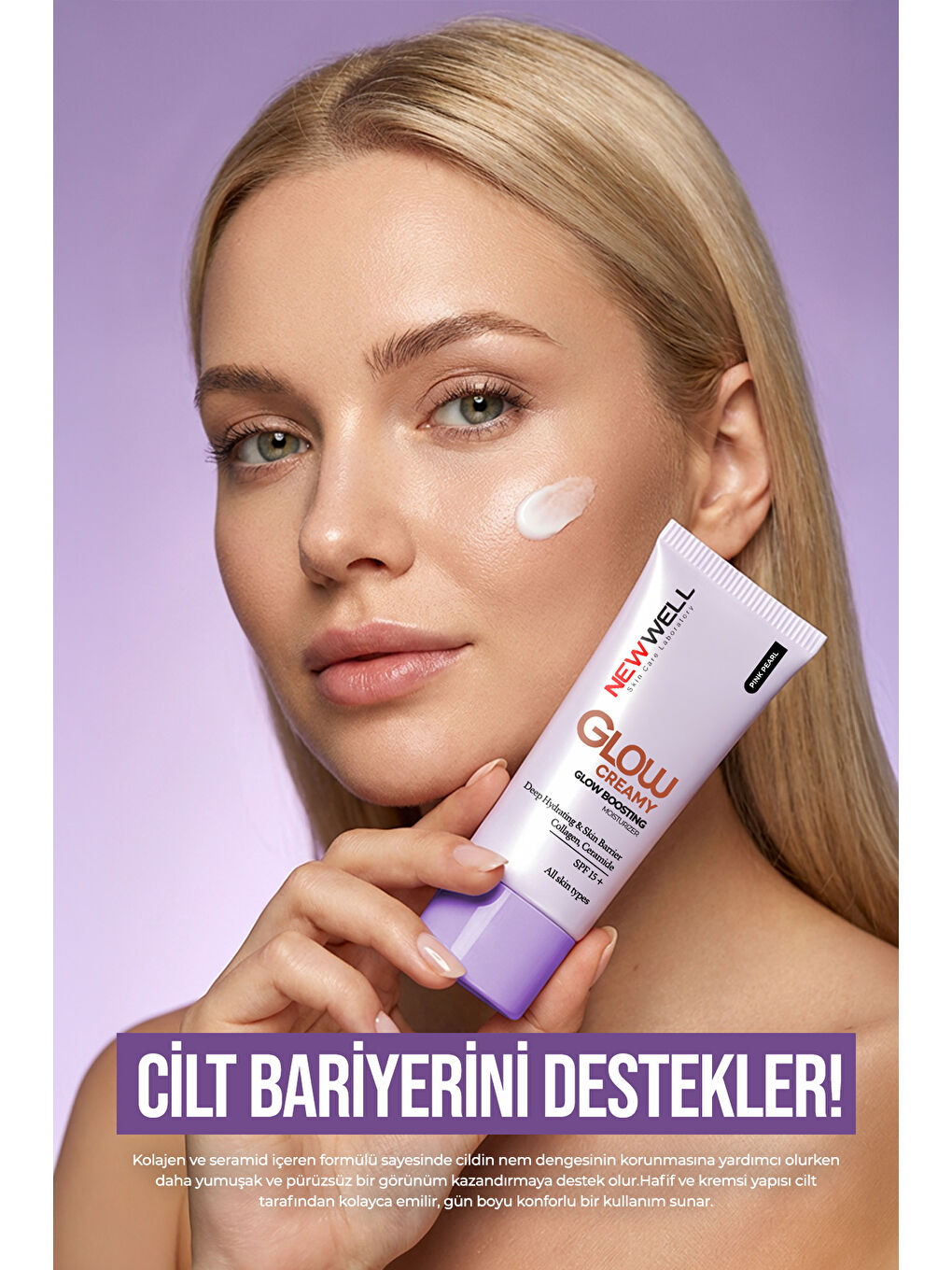 Glow Boosting Işıltı Veren Nemlendirici Yüz Kremi SPF 15+ Pink Pearl 01 30 ml-1