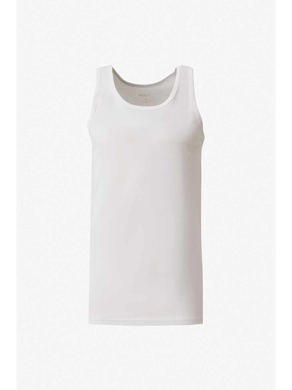 Erkek Beyaz Premium %100 Pamuk 2'li Paket Atlet-6