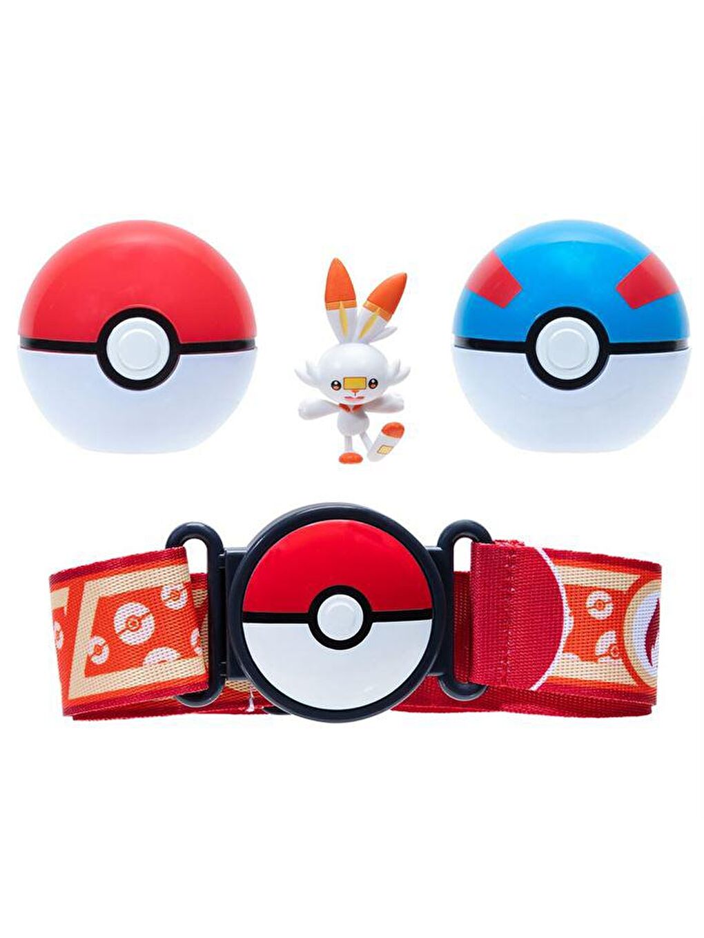 Pokemon Karışık Clip 'N' Go Pokeball Kemer ve Figür Seti PKW3158 - 1