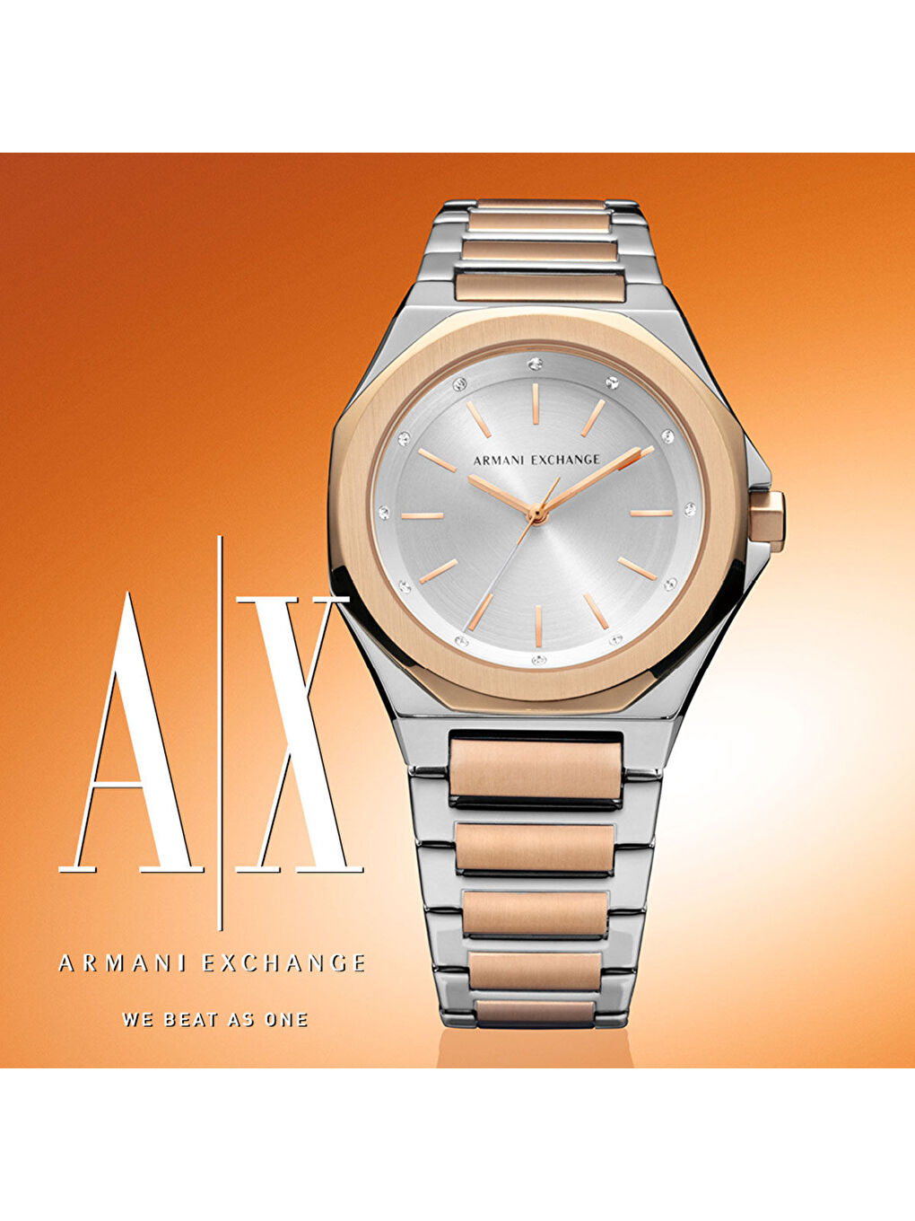 Gri AX4607 Kadın Kol Saati-3