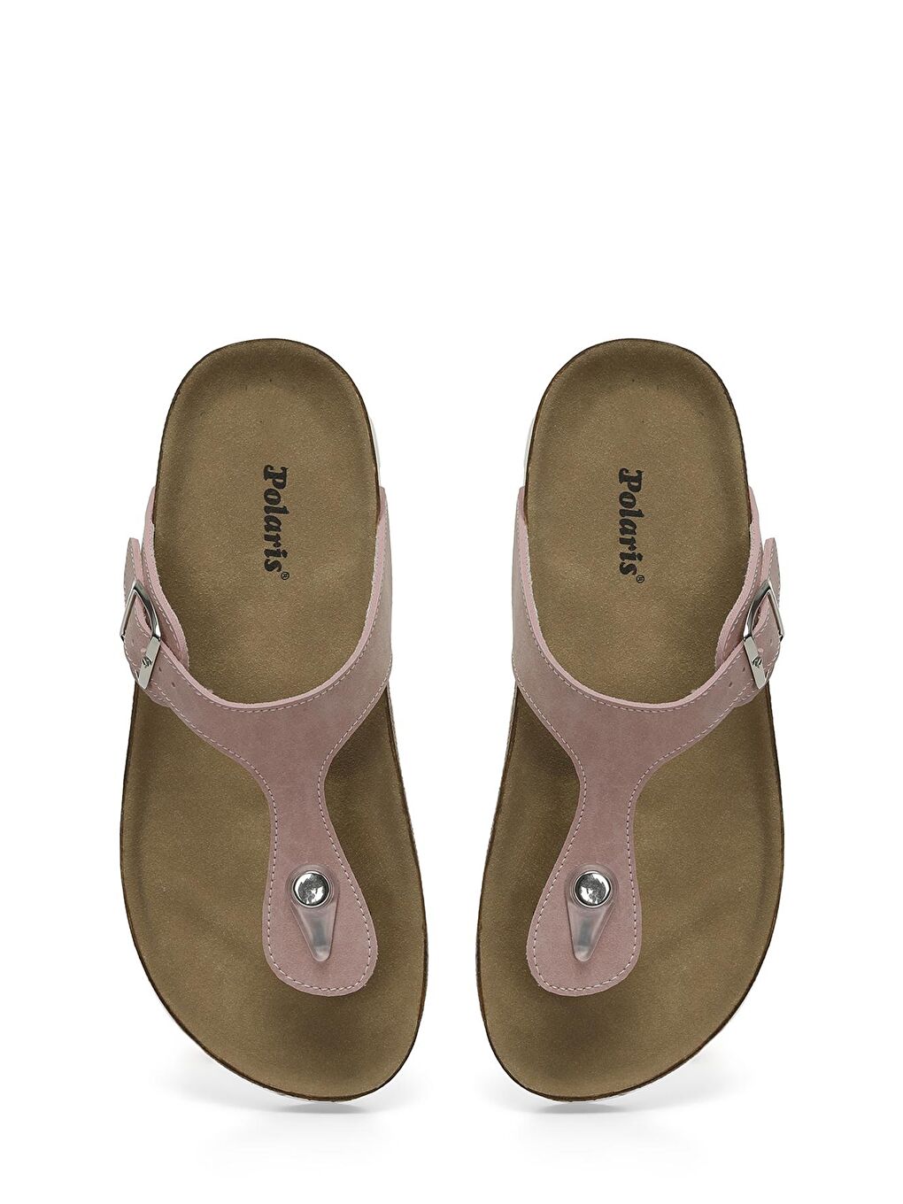 Pembe 323676.Z 4FX Pudra Kadın Mantar Terlik-3