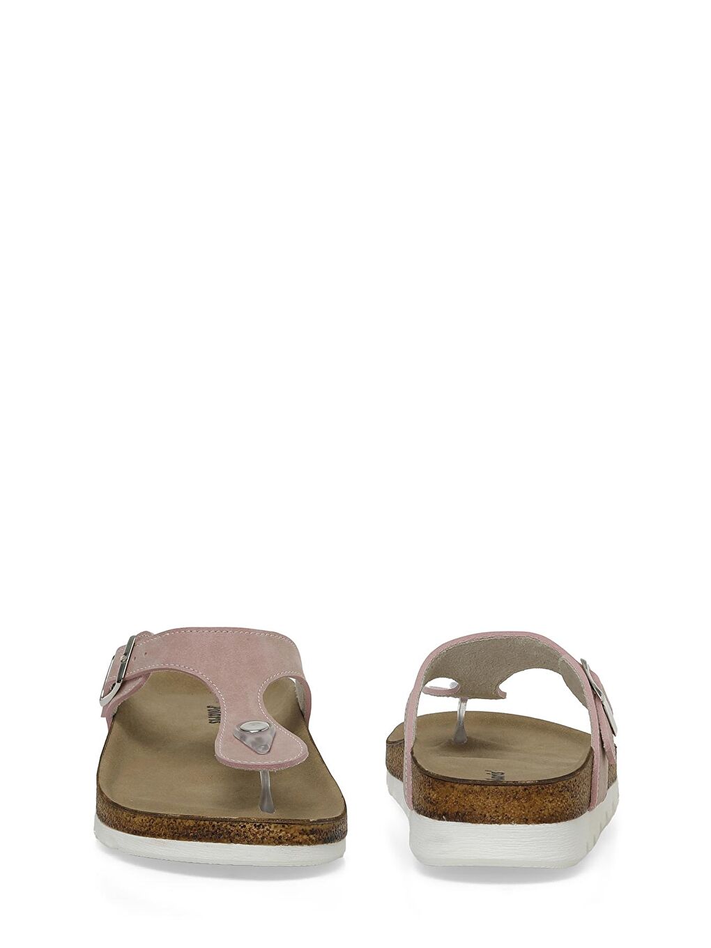 Pembe 323676.Z 4FX Pudra Kadın Mantar Terlik-4