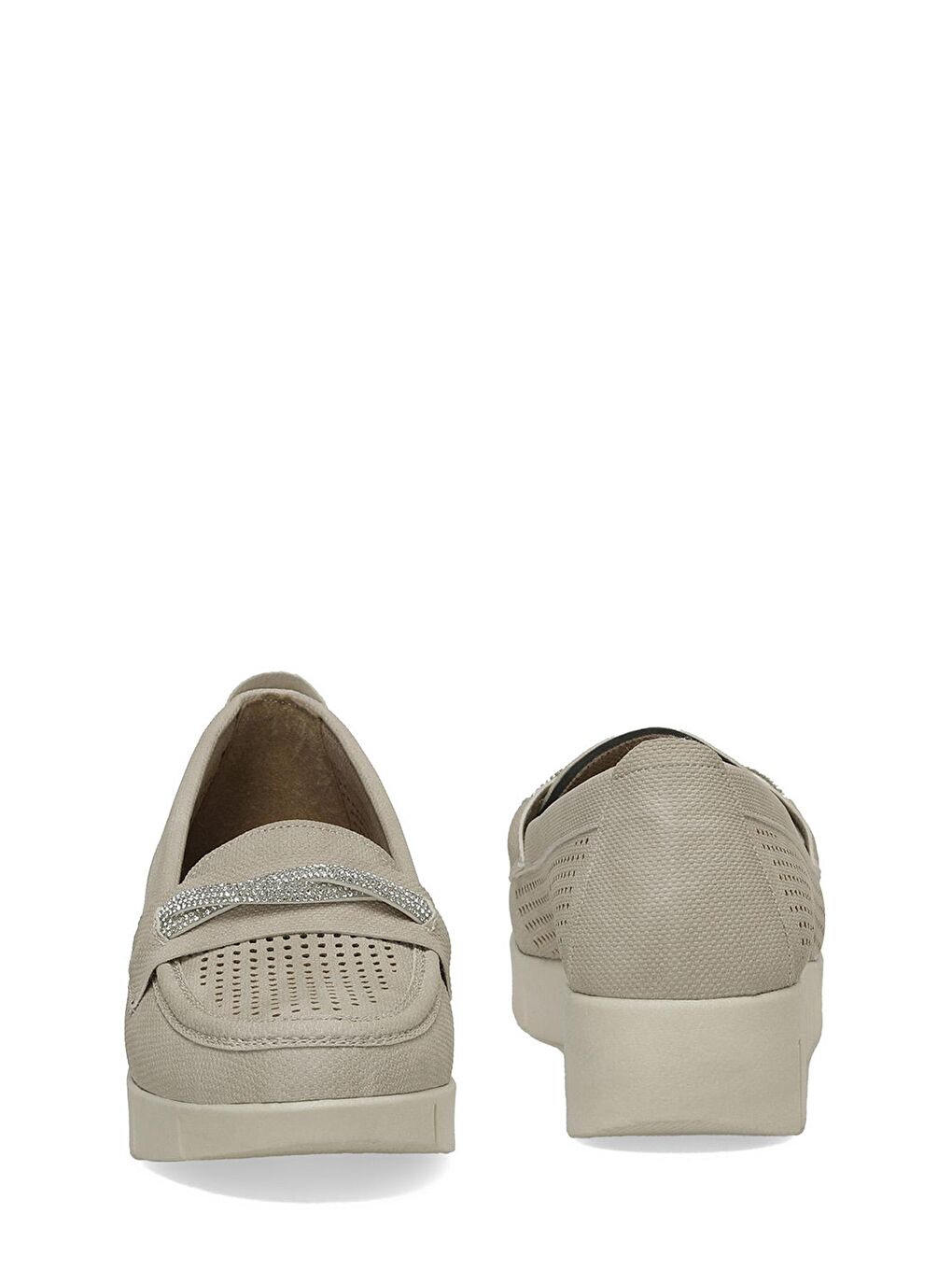 Bej 166074.Z4FX Vizon Kadın Loafer-4