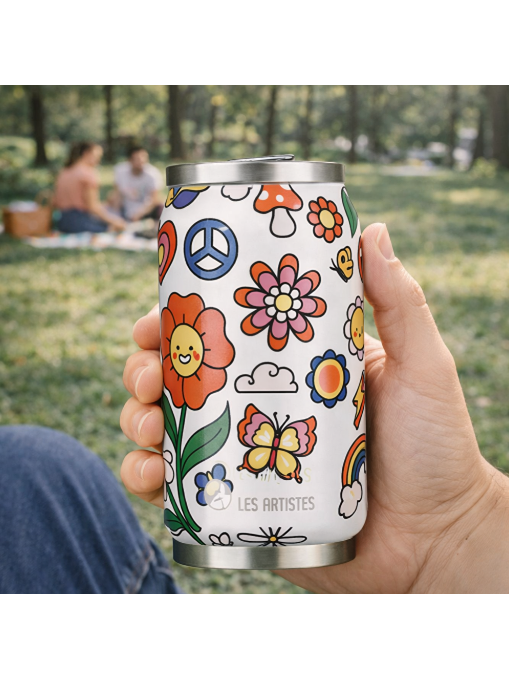 Karışık Isı Yalıtımlı Kutu Çelik Termos 280ml Happy-3