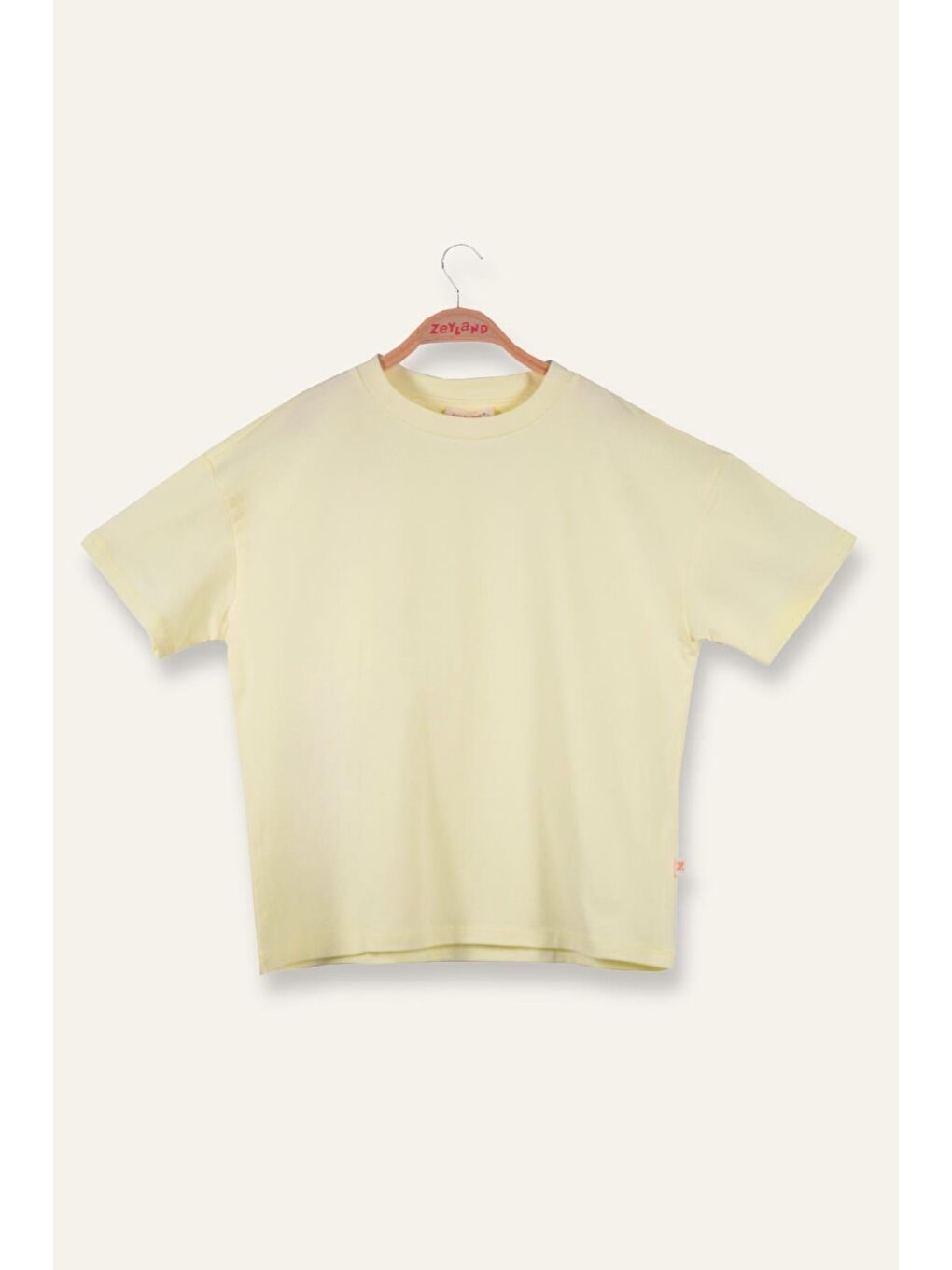 Kız Çocuk Oversıze T-Shirt - Sarı