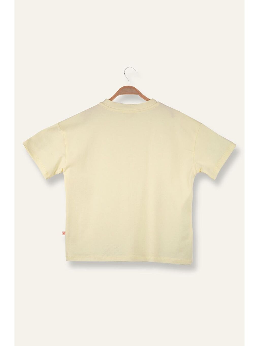 Kız Çocuk Oversıze T-Shirt - Sarı-1