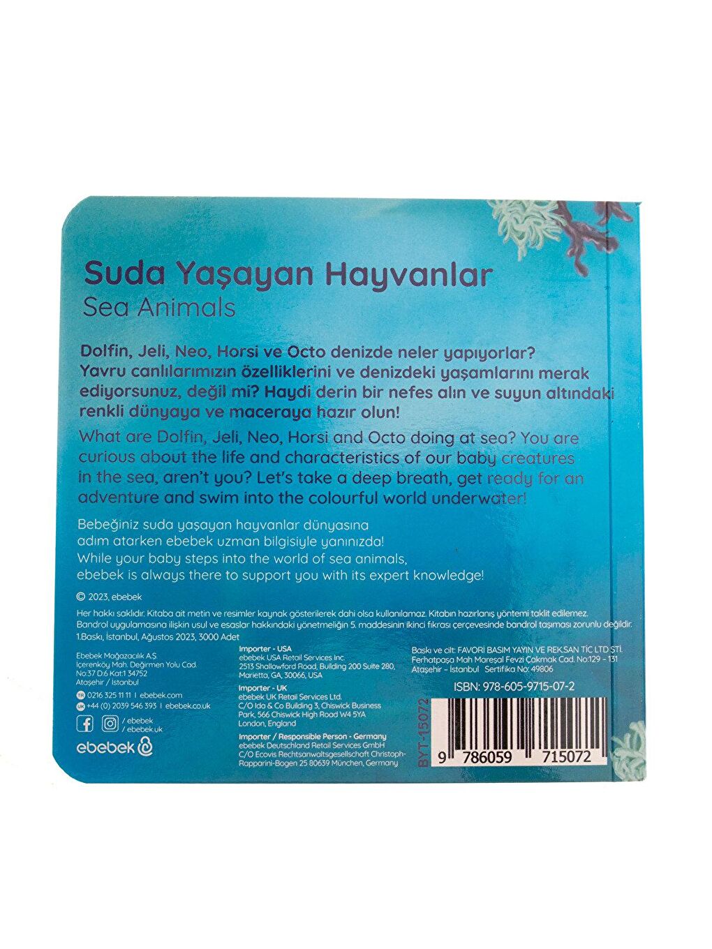 ebebek Karışık Suda Yaşayan Hayvanlar Kitap - 2