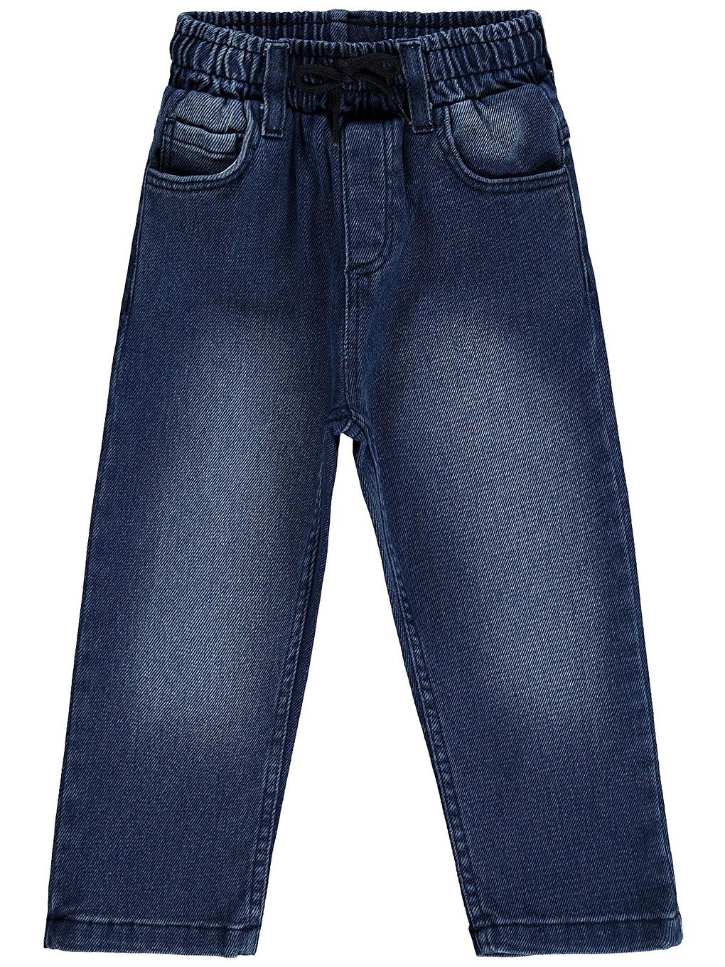 Boys Beli Lastikli Jogger 2-5 Yaş Pantolon Jean - Mavi 3-4 Yaş