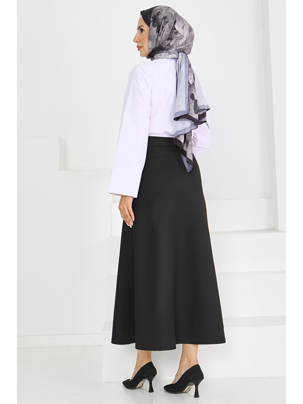 Puff Scuba Çan Etek Siyah - 27615-4