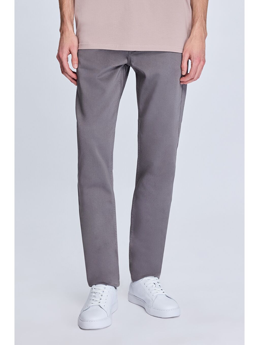 Antrasit Dinamik Fit Pamuklu 5 Cep Kanvas Pantolon