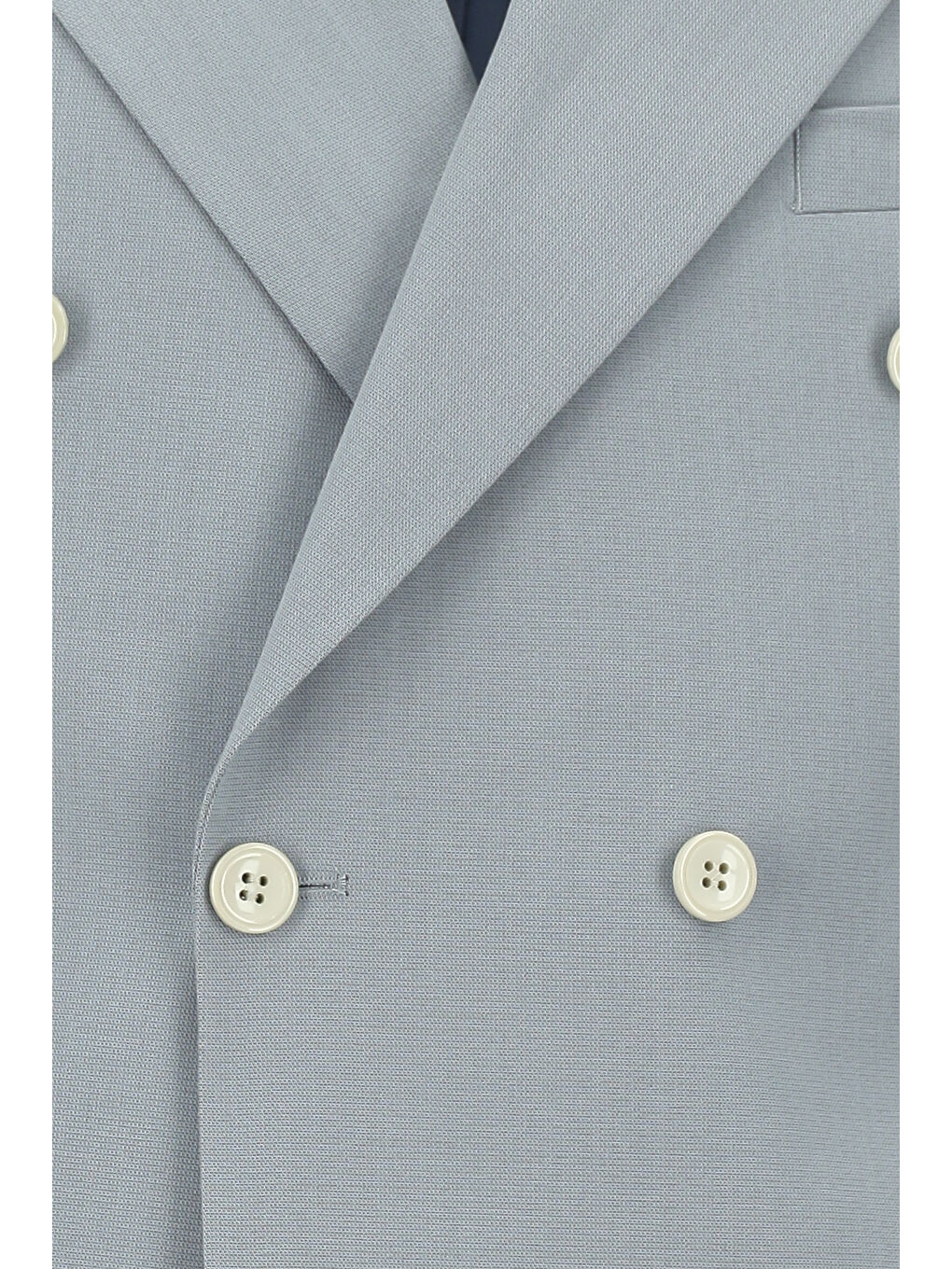 Gri Slim Fit Dar Kesim Pamuklu Lyocell Kruvaze Takım Elbise-7