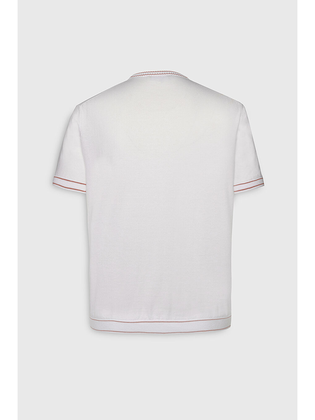 Erkek Beyaz Standart Fit Normal Kesim %100 Pamuk Bisiklet Yaka Tişört-8