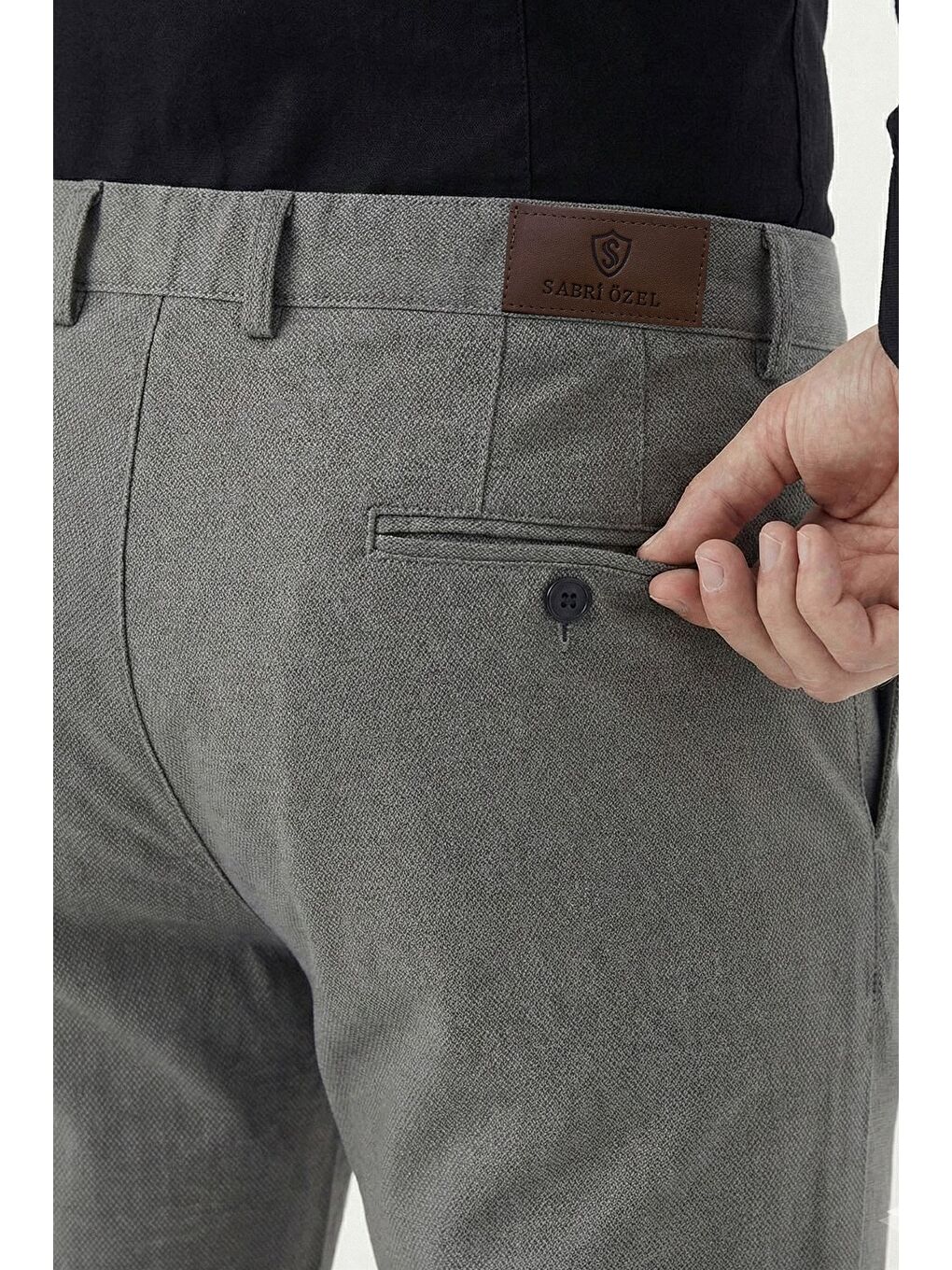 Bej Rita Yan Cep Pantolon – Regular Fit-2