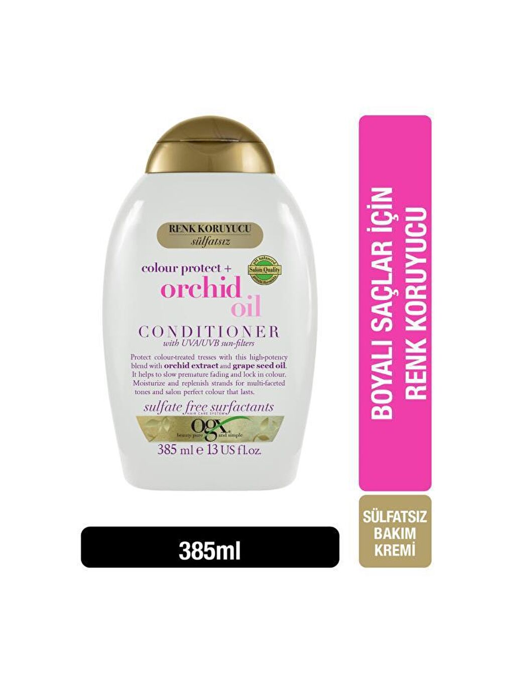 OGX Renksiz Renk Koruyucu Orchid Oil Sülfatsız Saç Bakım Kremi 385 ml