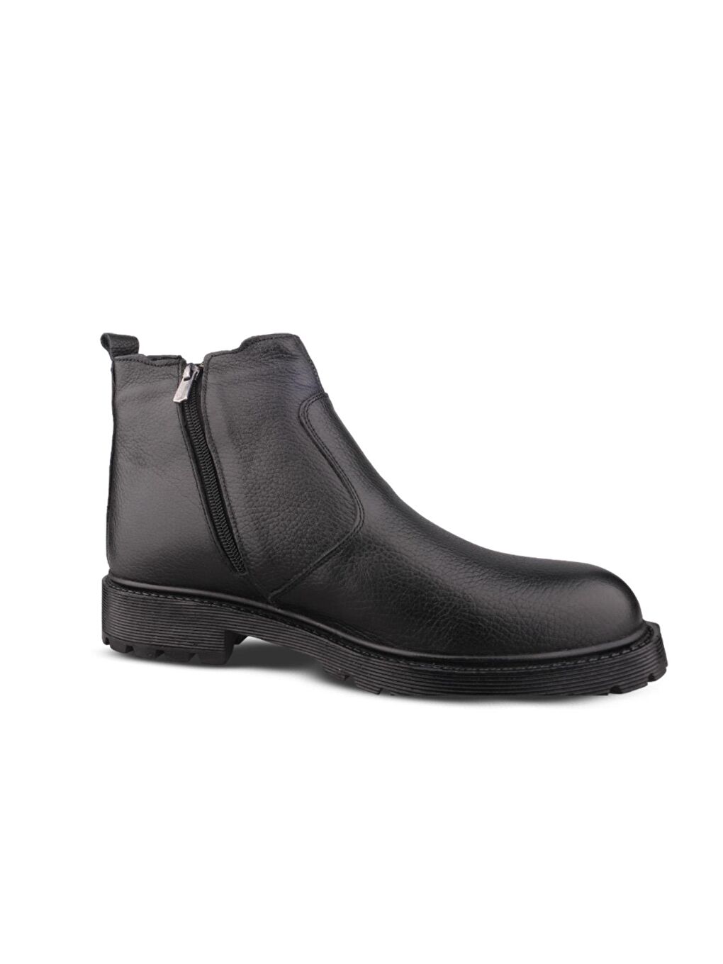 Erkek Günlük Bot - Siyah, Hakiki Deri-2
