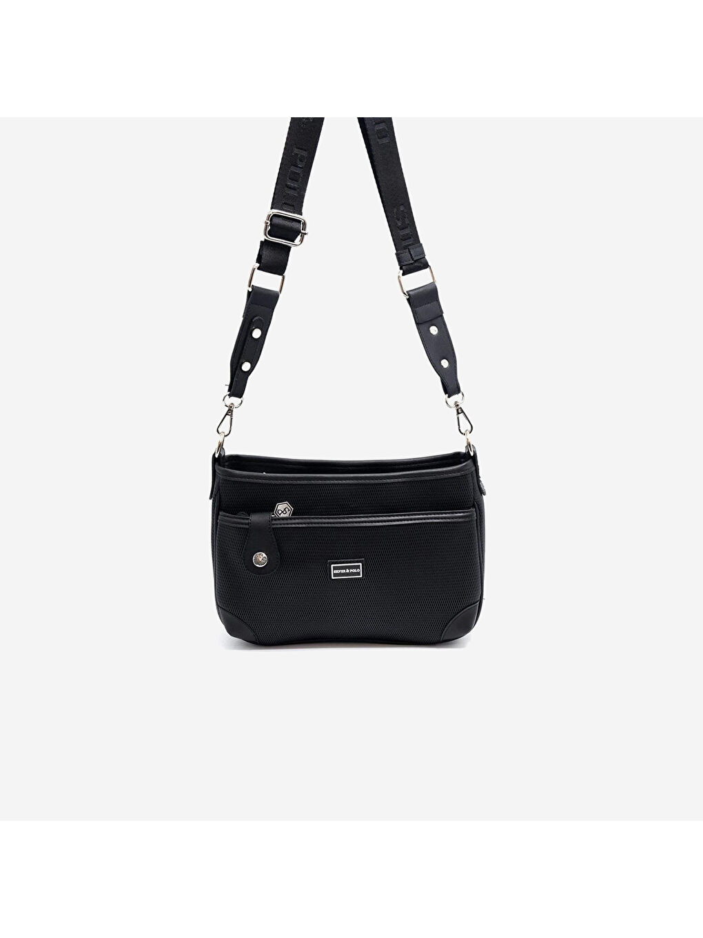 Kadın SP1160-M86 SILVER POLO Çapraz Çanta Siyah-Siyah