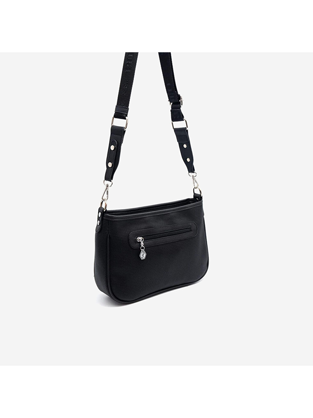 Kadın SP1160-M86 SILVER POLO Çapraz Çanta Siyah-Siyah-3