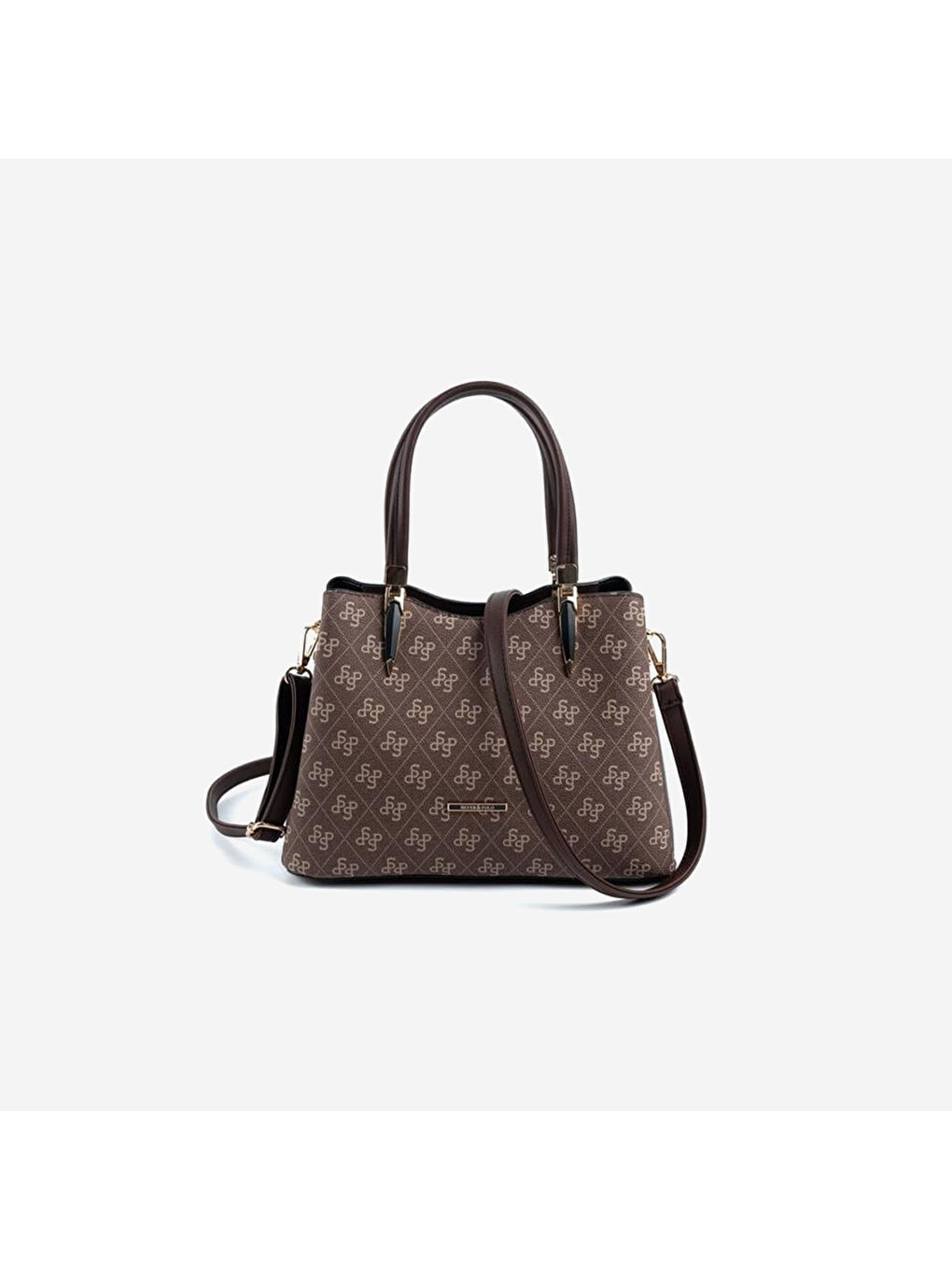 Kahverengi Kadın Omuz Çantası SP1205-M178 SILVER POLO El Çantası Kahve-4