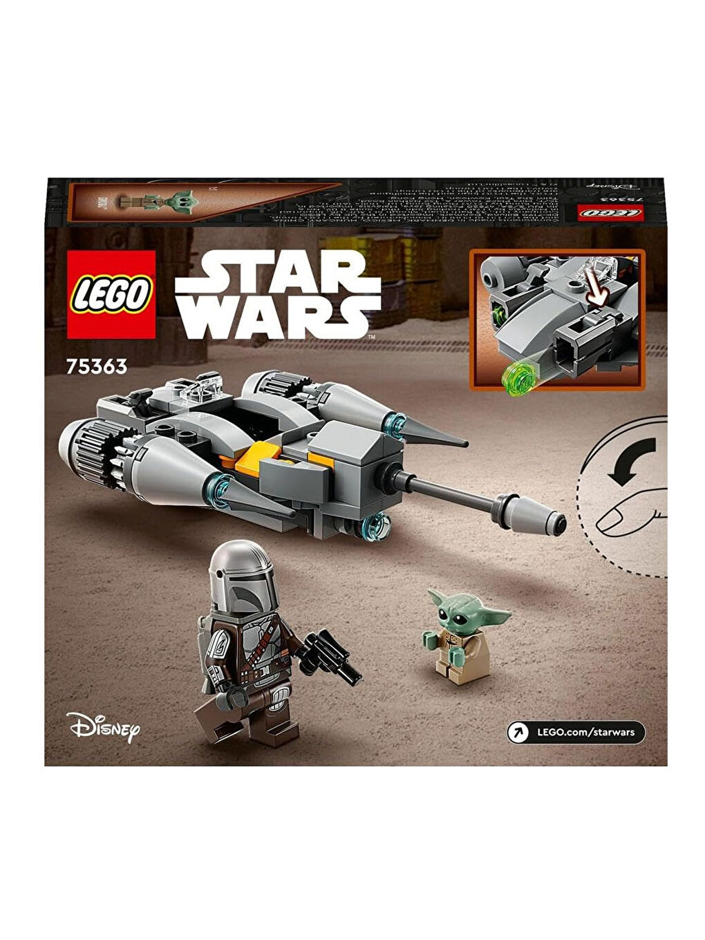 Lego Star Wars Mandalorianın N-1 Starfighterı Mikro Savaşçı 75363 - 1