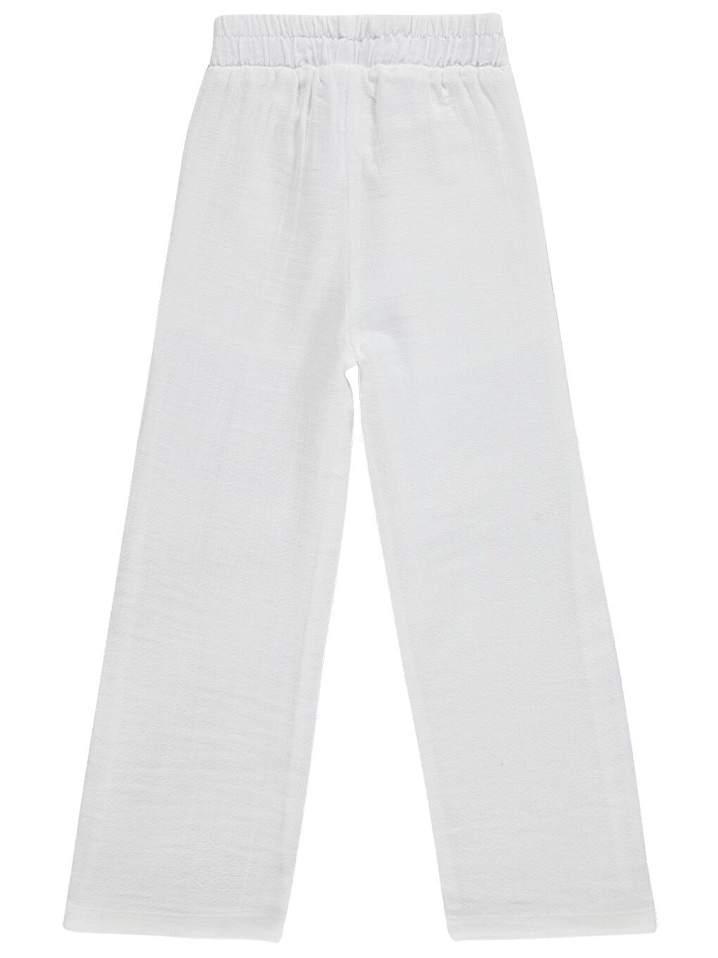 Girls Müslin 10-13 Yaş Pantolon - Beyaz-1