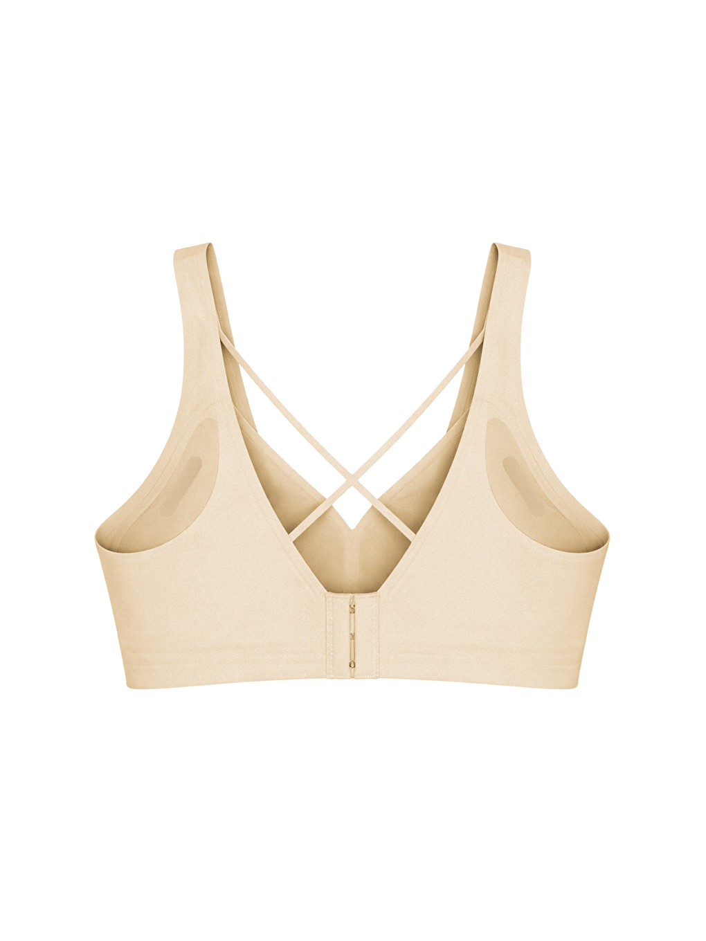 Bej Seamless Bra - Zero Feel | Ten Lazer Kesim Dikişsiz Ultra Hafif Balensiz Kadın Sütyen-1