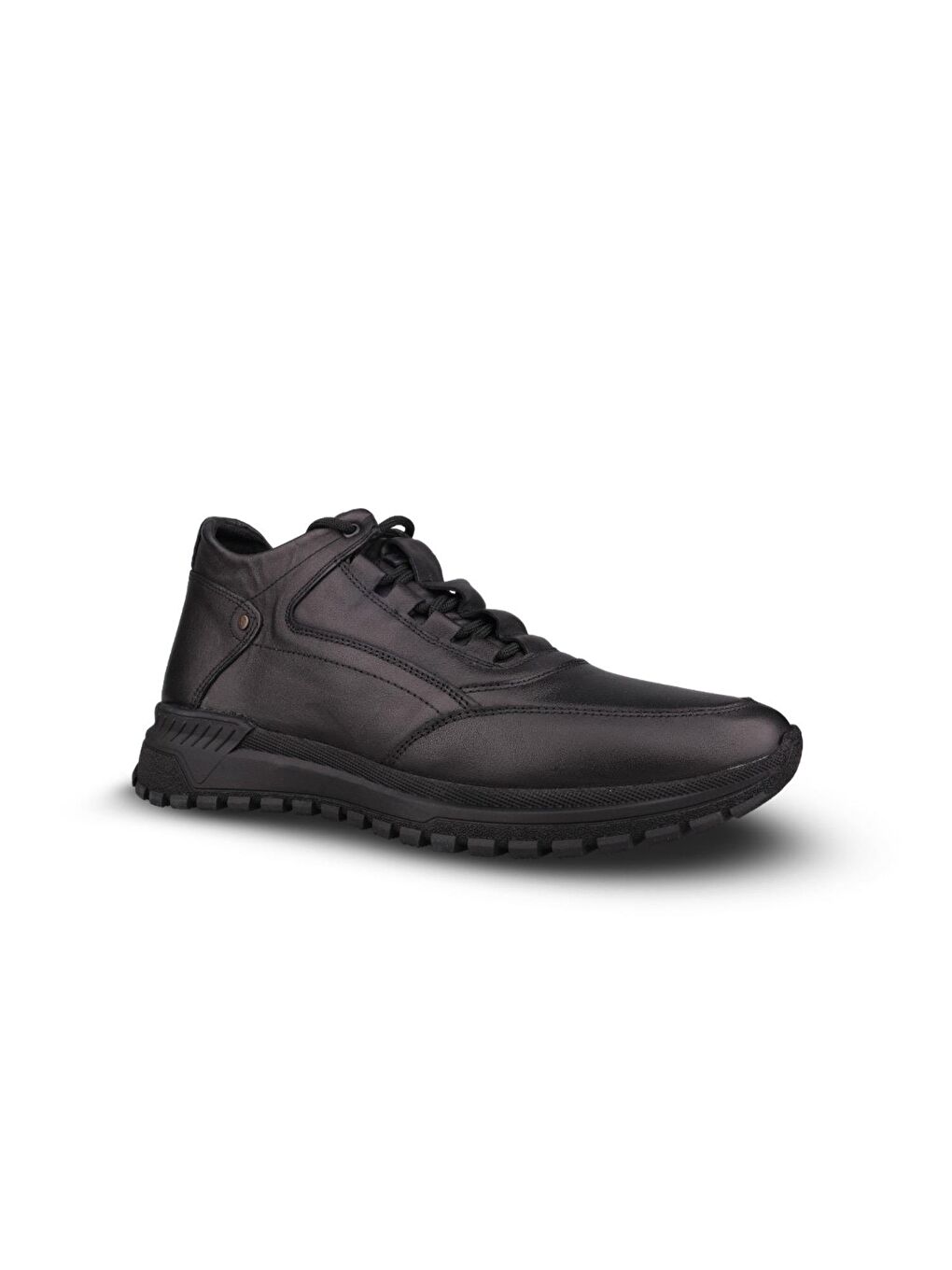 Erkek Günlük Bot - Siyah, Hakiki Deri-2