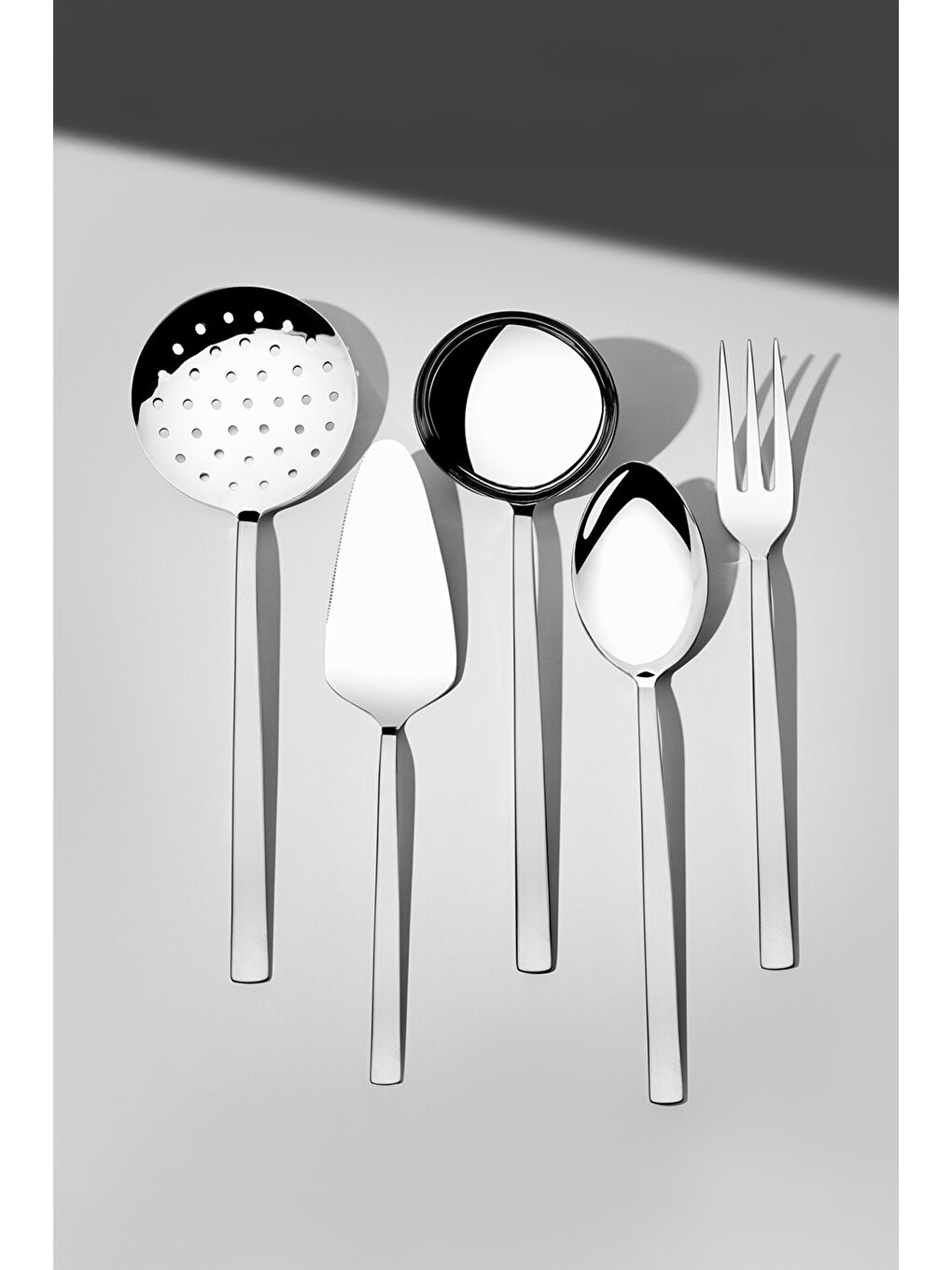 Gri Dalyan Saten 12 Kişilik 89 Parça Deri Kutulu Çatal Kaşık Bıçak Takımı-1