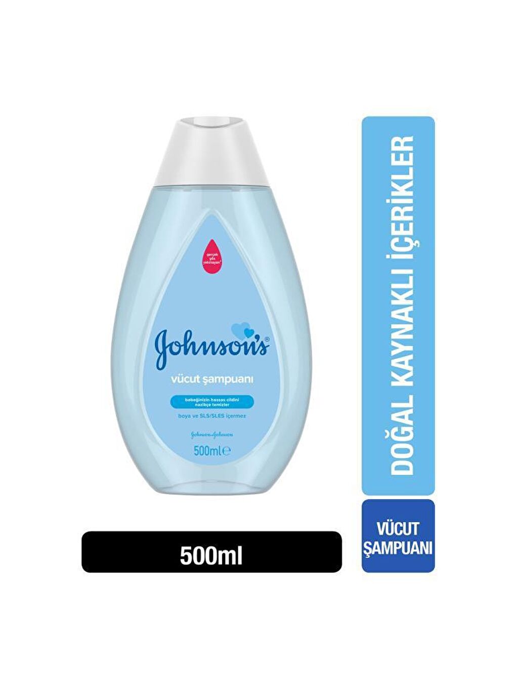 JOHNSON'S Renksiz Regular Vücut Şampuanı 500 ml