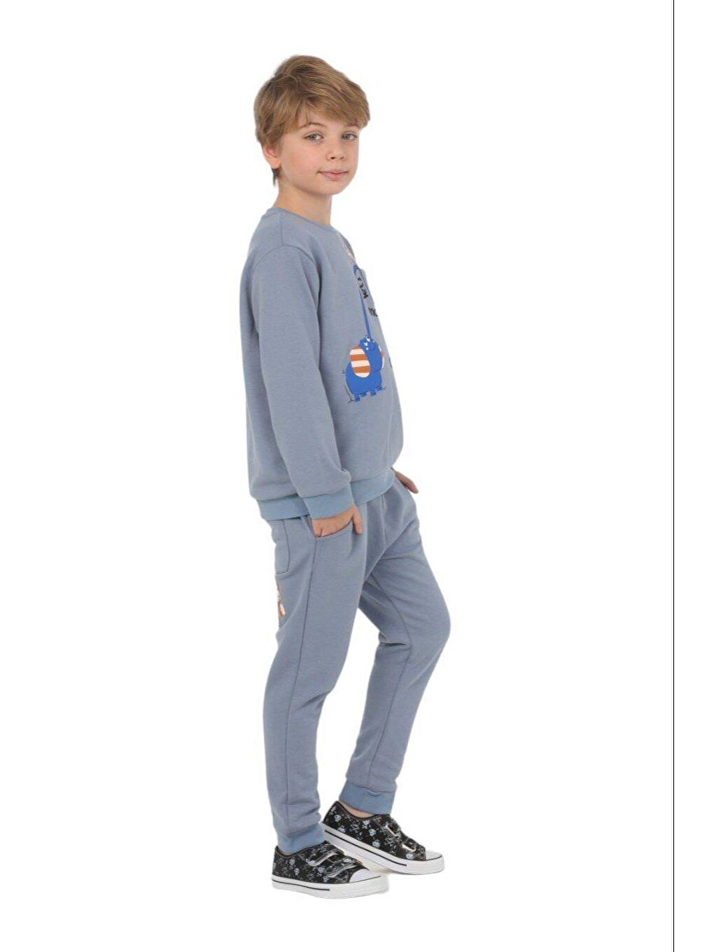 Mavi Lets Monkey Blue Erkek Çocuk Alt-Üst Takım LP-23WIN-032-3