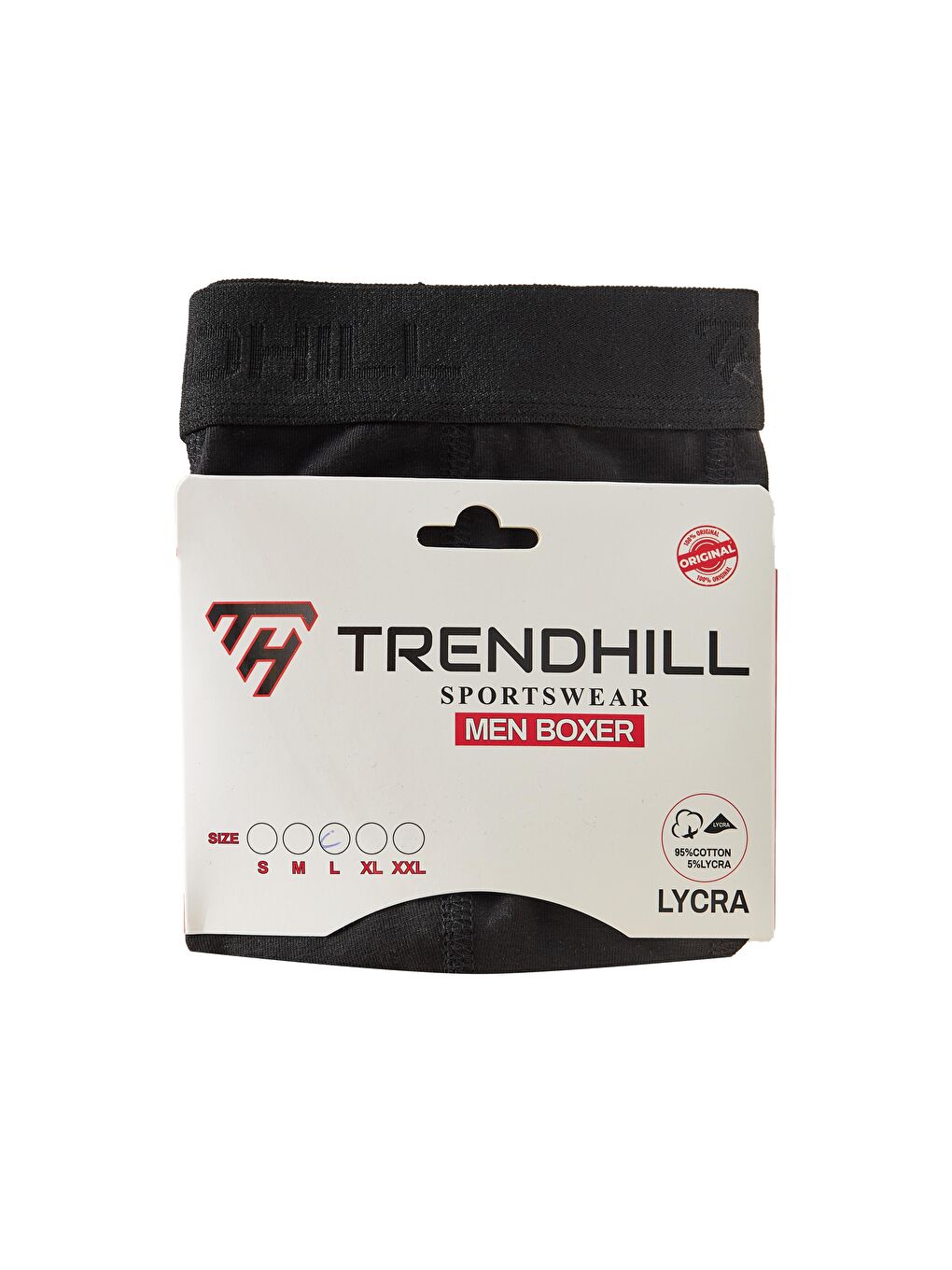 Erkek Pamuklu Elastanlı Esnek Kumaş Boxer Siyah 7811-S-2