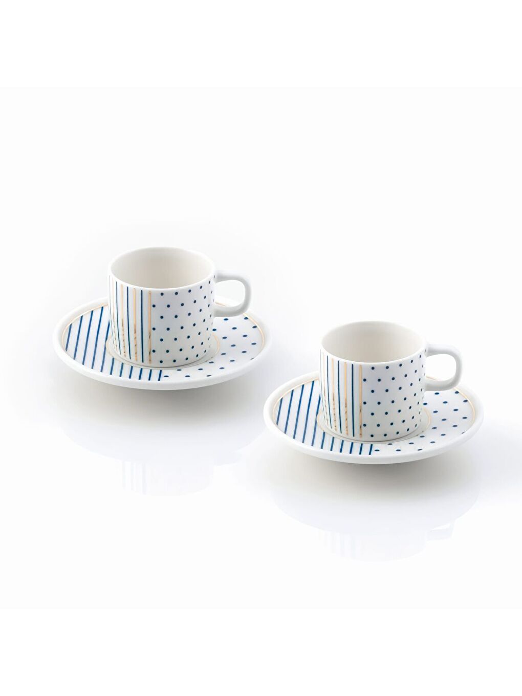 Ekru Mental 12 Parça 6 Kişilik Kahve Takımı 65481