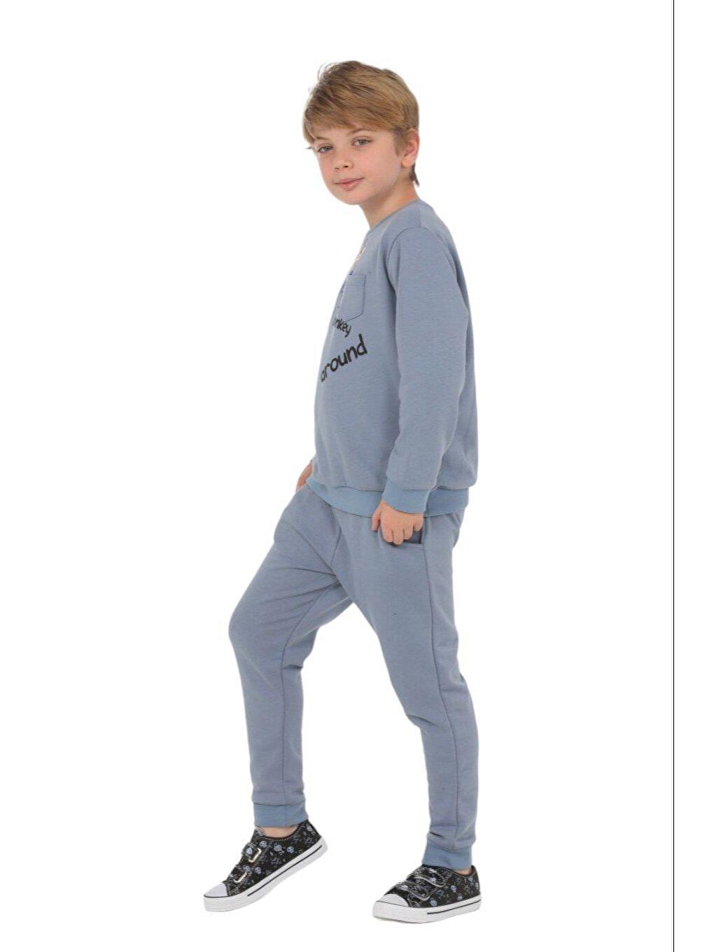 Mavi Lets Monkey Blue Erkek Çocuk Alt-Üst Takım LP-23WIN-032-5