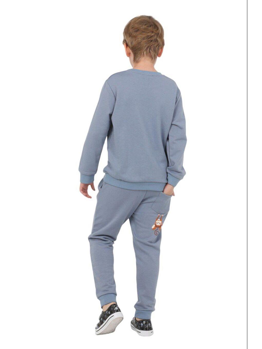 Mavi Lets Monkey Blue Erkek Çocuk Alt-Üst Takım LP-23WIN-032-7