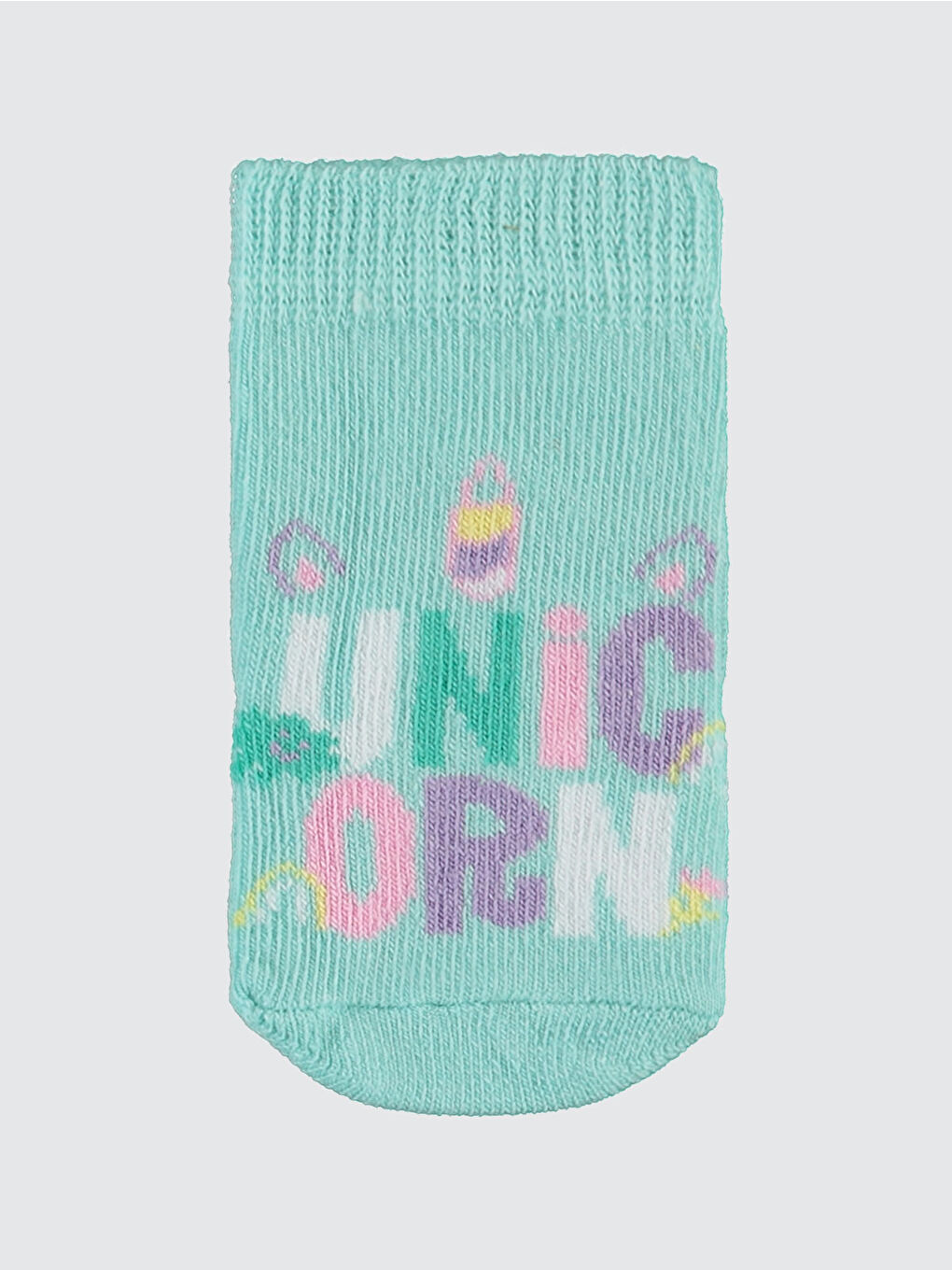 Yeşil Baby Kız Bebek 3'lü Çorap Set 6-18 Ay Mint-4