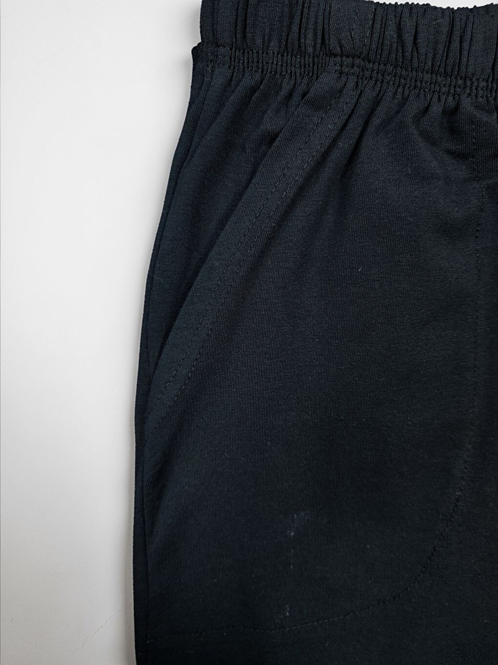 Siyah Erkek %100 Doğal Organik Pamuk Cepli Kaliteli Pijama Altı-1