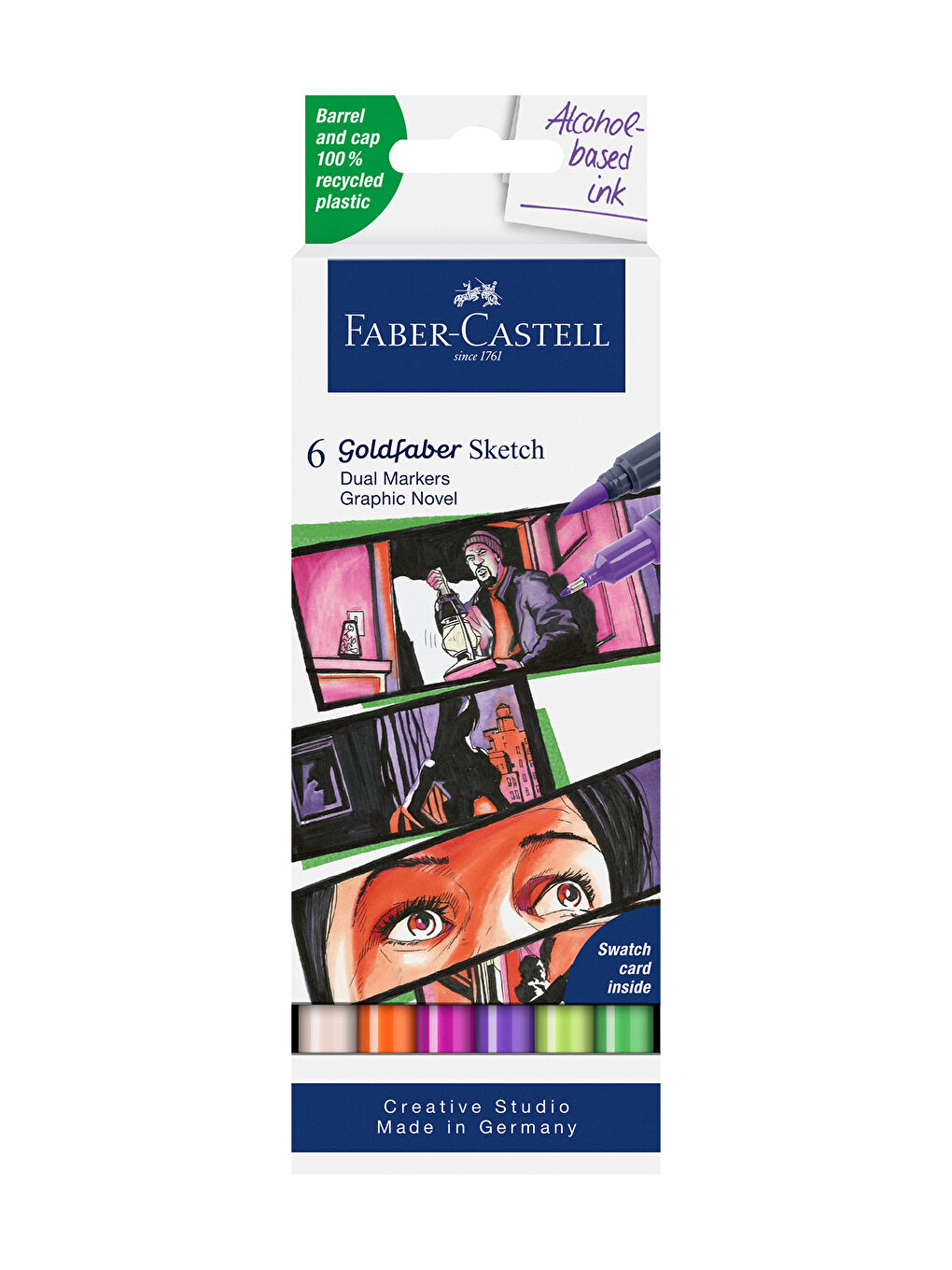 Gofa Sketch Markör Novel 6'lı Set, Çift Fineliner Uçlu, Kalıcı Mürekkep