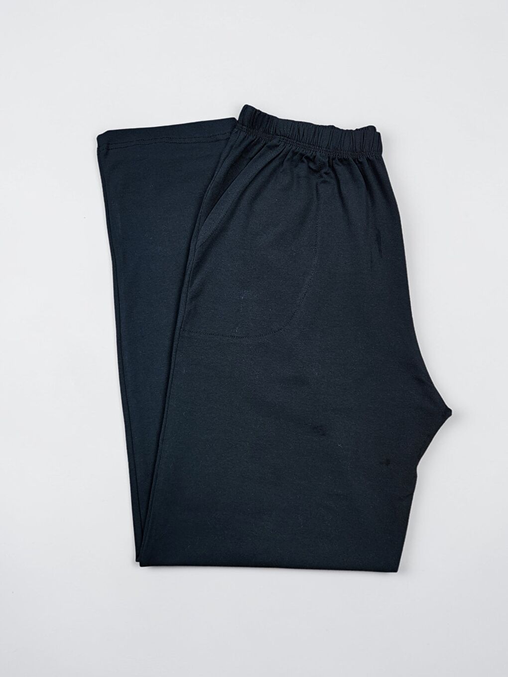 Siyah Erkek %100 Doğal Organik Pamuk Cepli Kaliteli Pijama Altı-3