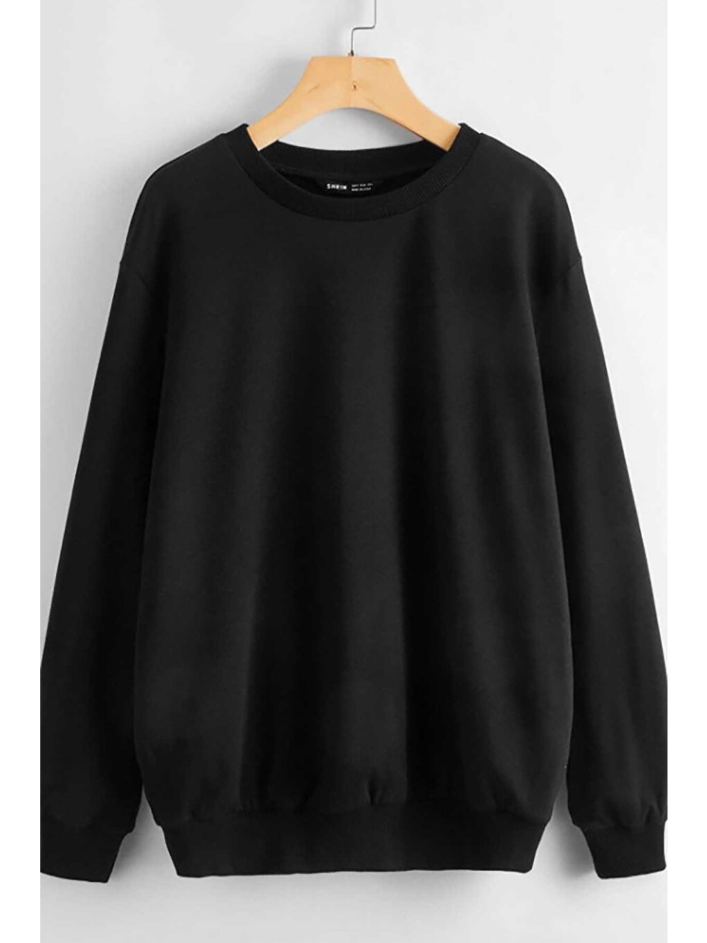 Siyah Basic Sweatshirt Mg806-2