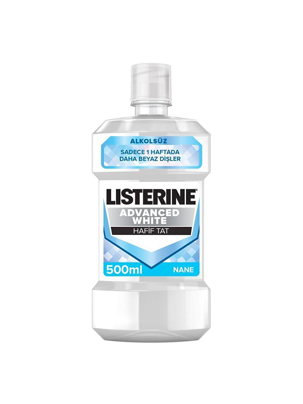 Listerine Renksiz Advanced White Hafif Tat 500 ml - 6