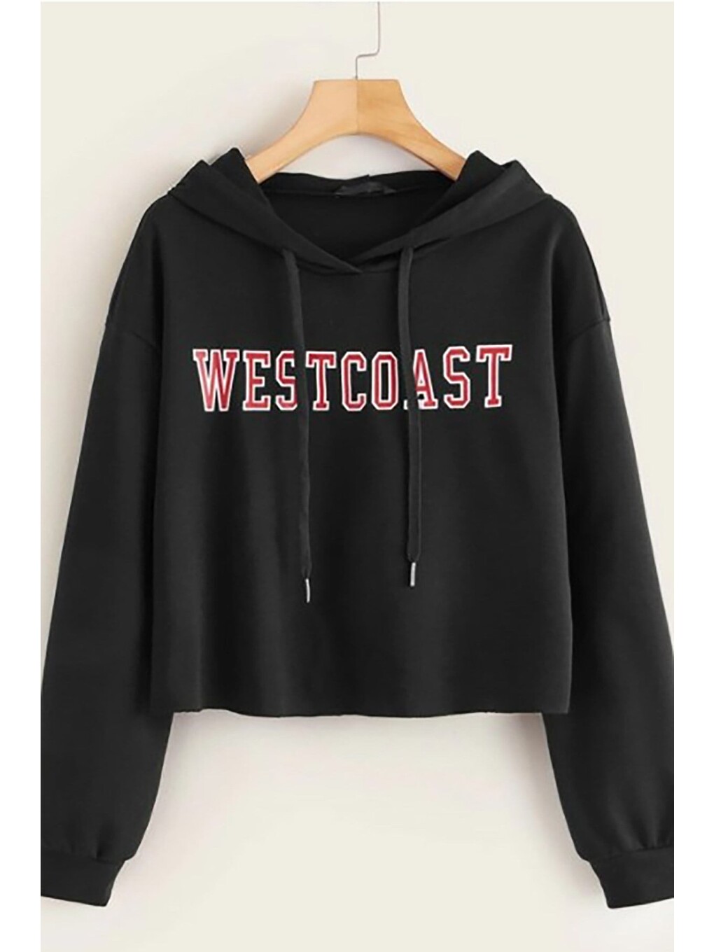 Kapüşonlu Siyah Sweatshirt Mg809