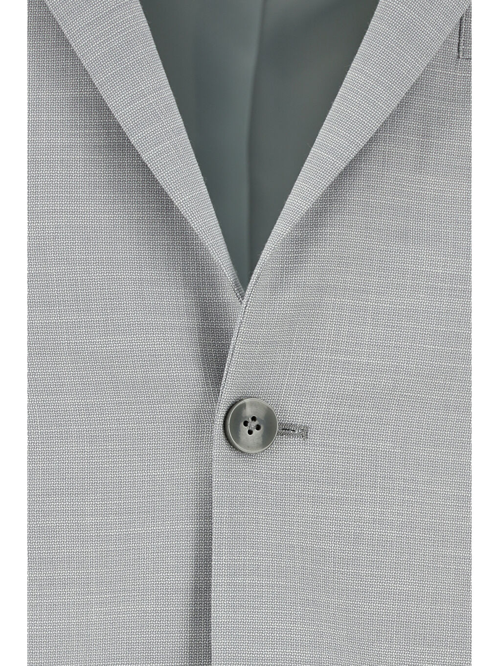 Gri Super Slim Fit Ekstra Dar Kesim Klasik Desenli Takım Elbise-3