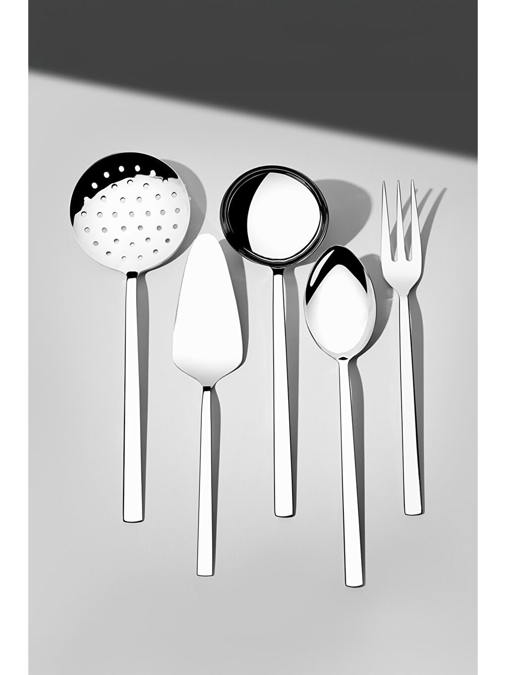 Gri Dalyan Sade 12 Kişilik 89 Parça Kutulu Çatal Kaşık Bıçak Takımı-1
