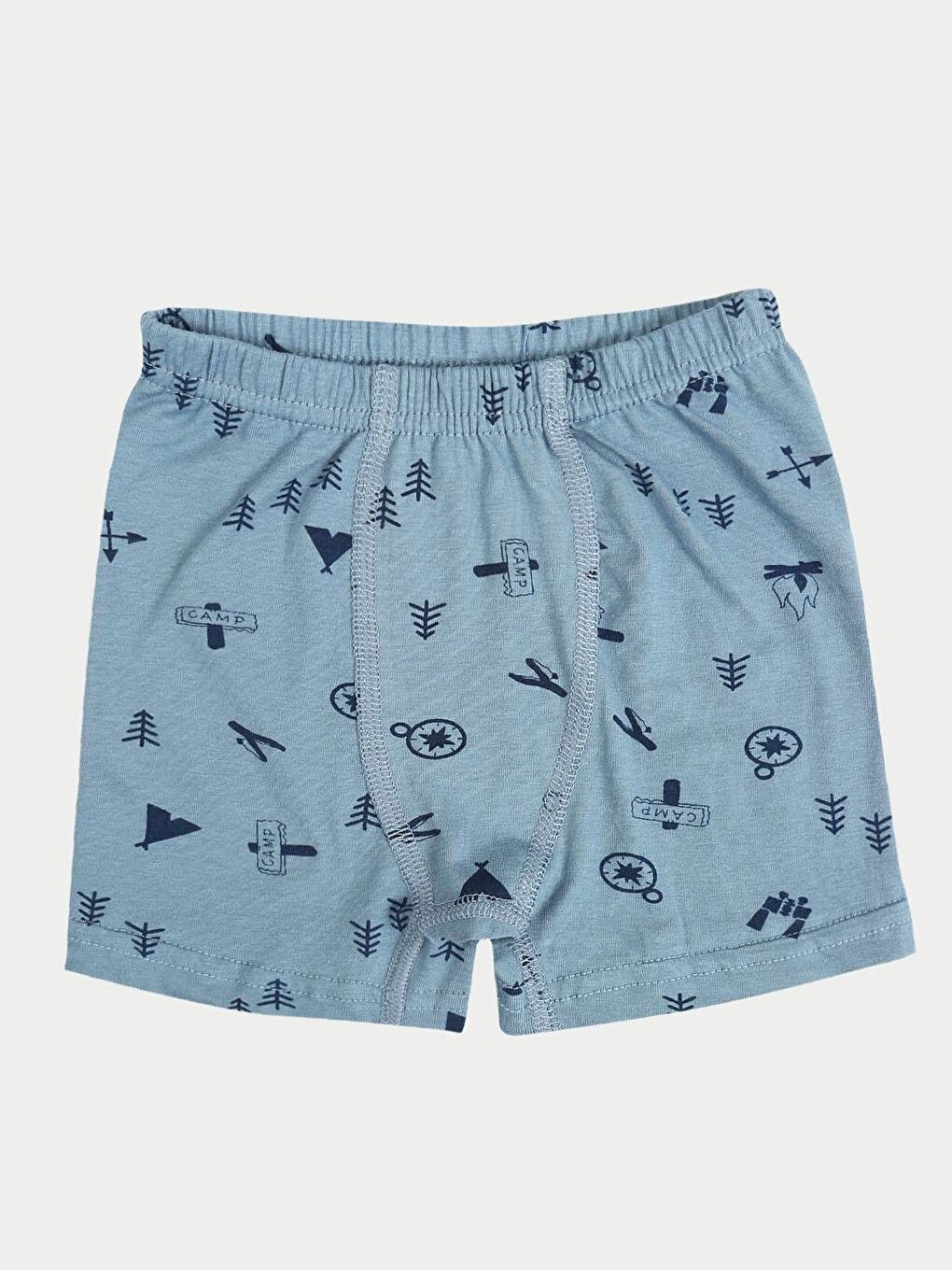 Vitmo Karişik 6'Lı Erkek Çocuk Pamuklu Camper & Sport Karışık Boxer - 4