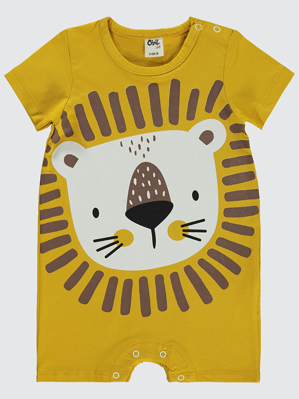 Kahverengi Baby Bebek Tulum 6-18 Ay Hardal