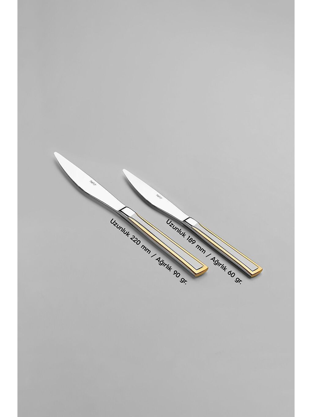 Sarı Milano Altın Saten 12 Kişilik 89 Parça Deri Kutulu Çatal Kaşık Bıçak Takımı-6