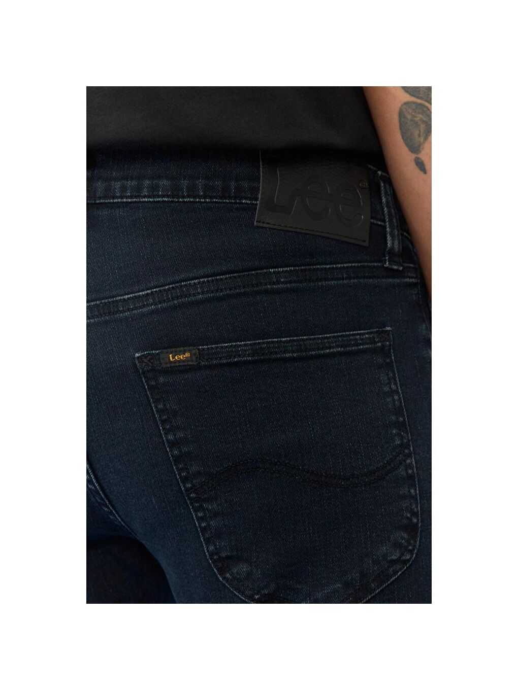 Lee Daren Zip Fly Regular Straight Erkek Siyah Jean - 2